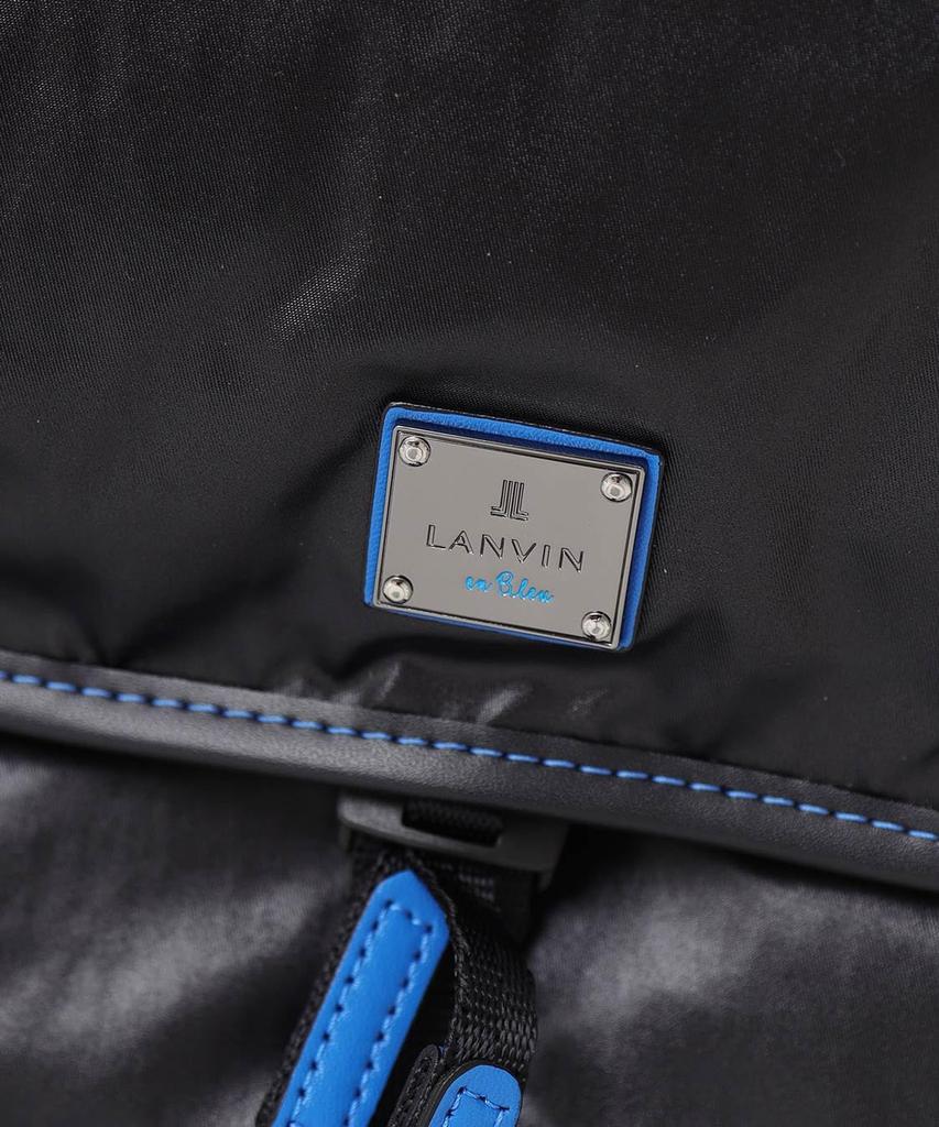 Lanvin en Bleu Heather Shoulder Black Men's Bag,