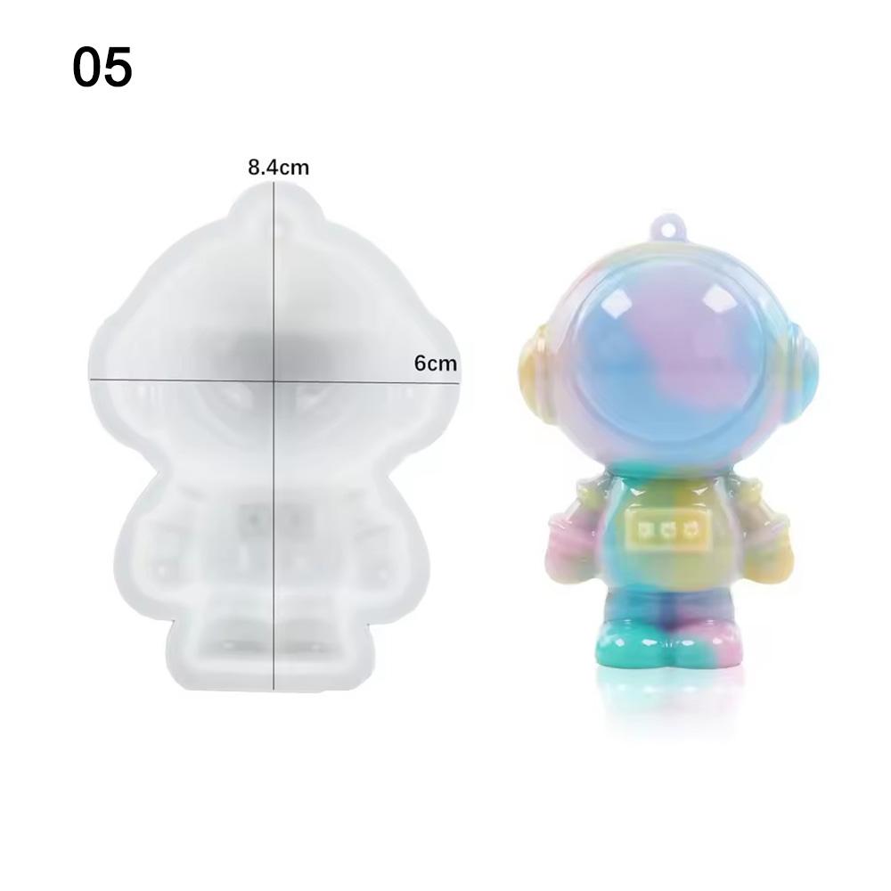 

Сделай сам 3D форма для эпоксидной смолы с кристаллами в виде маленького медвежонка, брелок космонавта с отверстием, подвеска, силиконовая форма в виде кроваво-розового медвежонка