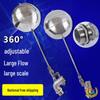 304 Stainless Steel Float Valve Water Level Controller for Tank/Tower, DN50 4-Point Inlet.