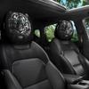 2Pcs Elastic Car Headrest Covers Dust-proof Automobile Pillowcase Auto Headrest Sleeve  Dog Lovers