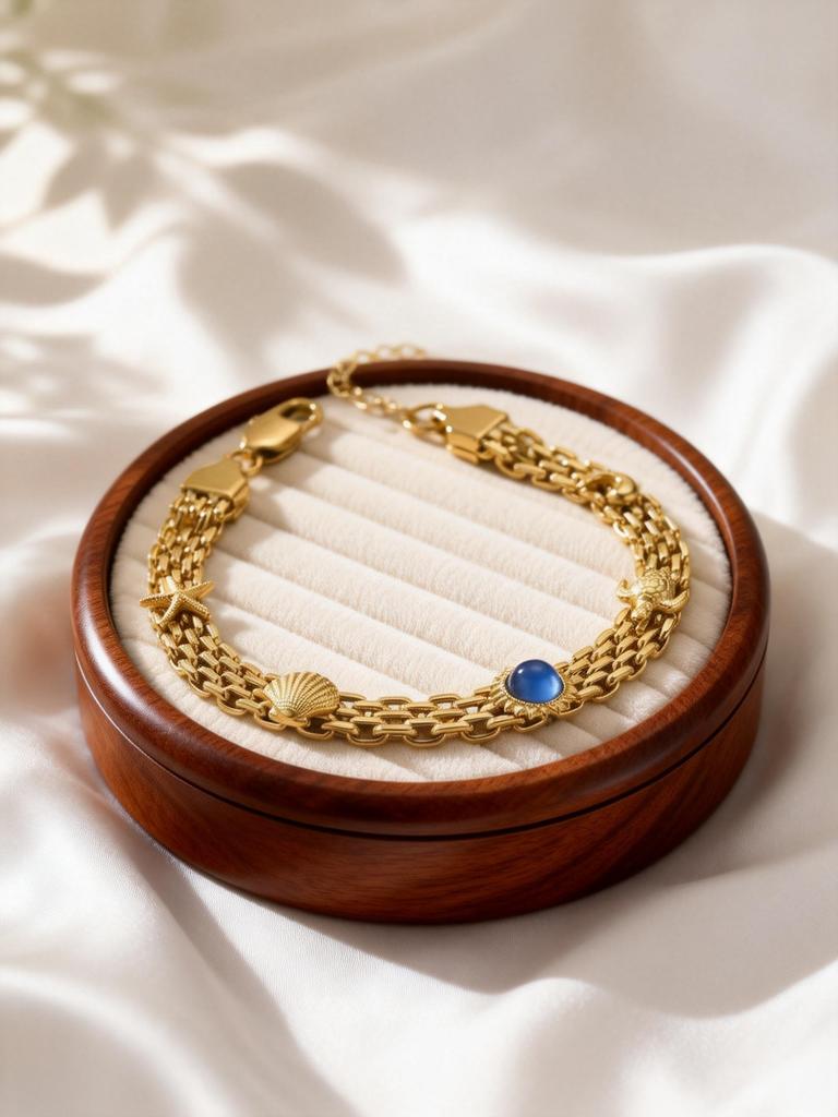 Roestvrij Staal Gaasband Kettingarmband voor Vrouwen Gaas Schakel met Zeester Schildpad Natuurlijke Blauwe Steen Armband Polsband Sieraden