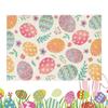 Bunny Egg Carrot Easter Placemats 45x30x0.2cm Seasonal Spring Table Mats for Party Kitchen Dining Decoration Dish