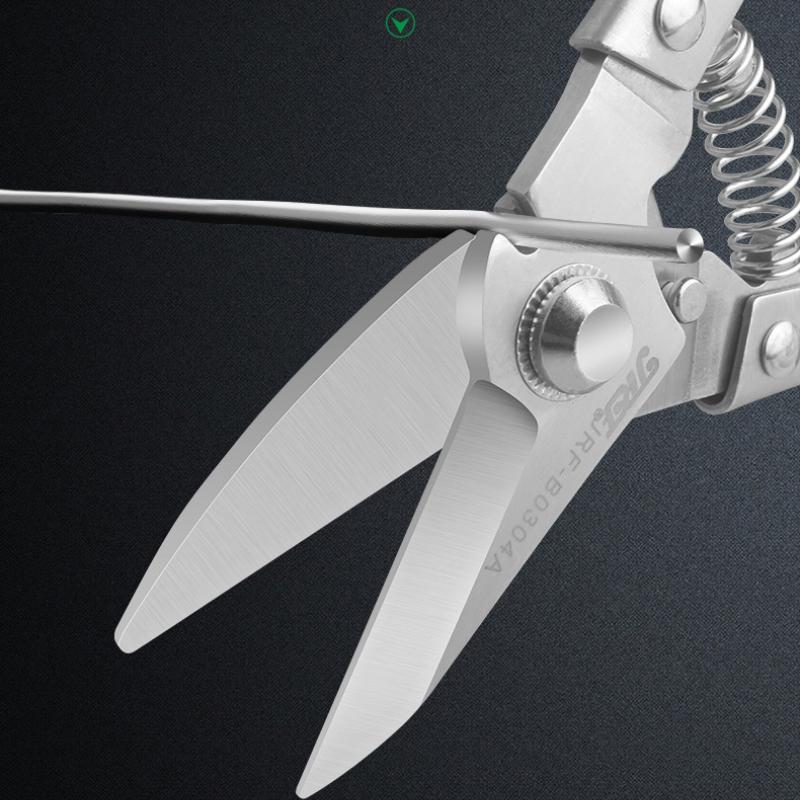 Professional Industrial Shears, JRF Stainless Steel Scissors, Tin Snips For Metal Sheet & PVC Pipe Cutting