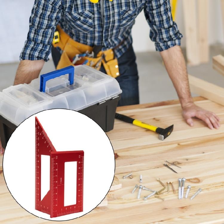 Funktionales Aluminium-Messwerkzeug Anreißwerkzeug Hergestellt für Holz- und Metallbearbeitung mit erhöhter Haltbarkeit