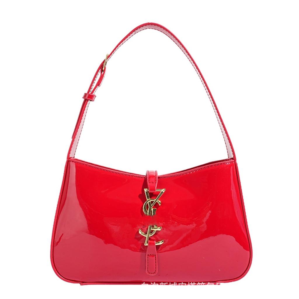 2025 Geantă de umăr de nișă versatilă de culoare solidă exclusivă pentru femei