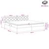 Storage Bed with Headboard Pink 200 X 200 Cm Velvet