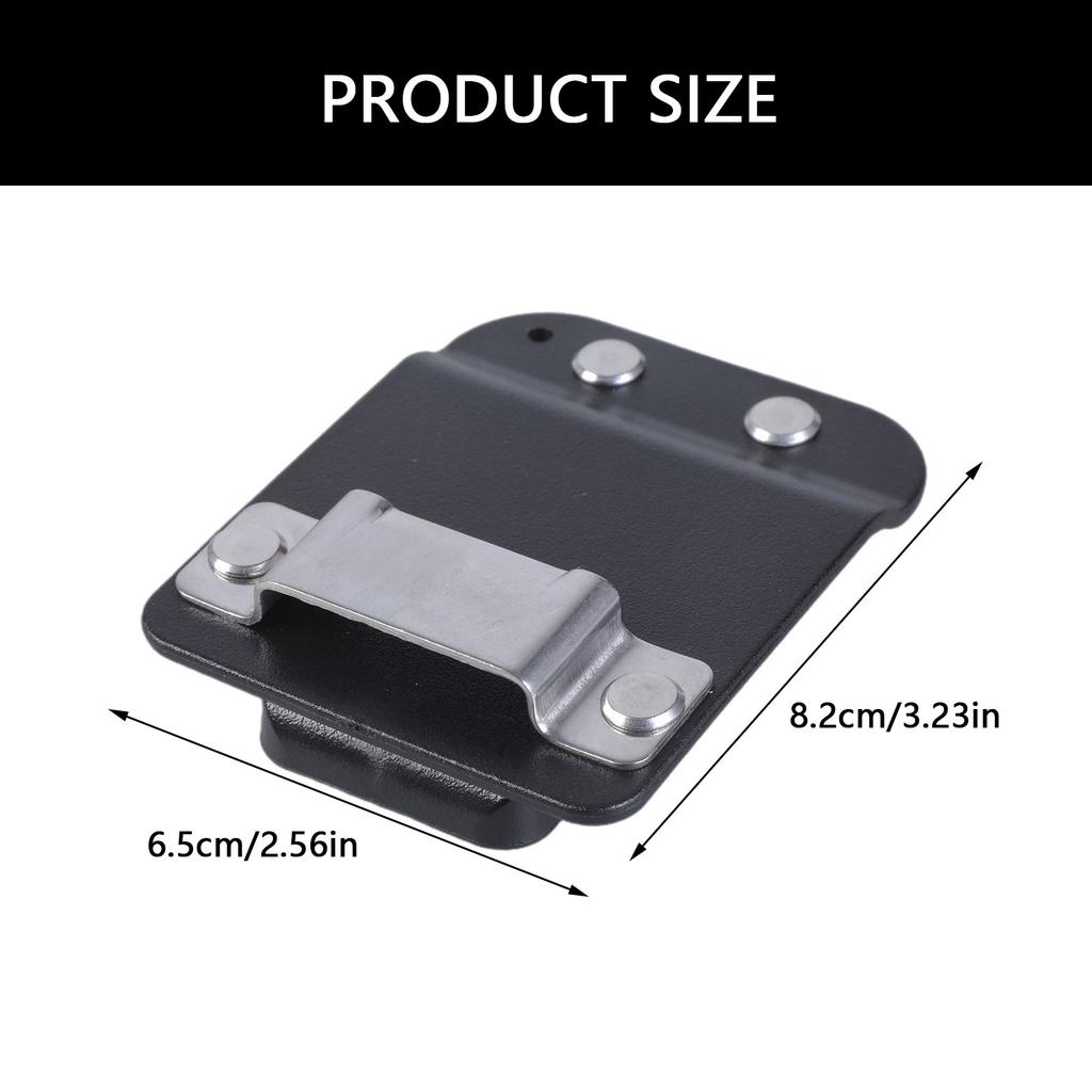 Clip-On Tool Belt Drill Holder Clips Simple Hook Holster For Belts Tool Bags Pockets For Easy Access & Efficiency