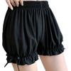Womens Bloomers Maid Ruffle Pumpkin Pants Shorts