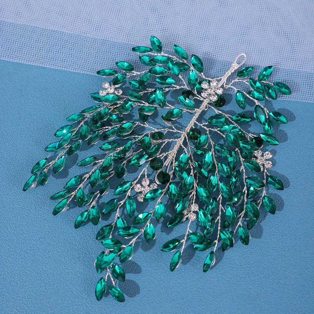 8 Colors Luxury Crystal Rhinestone Alloy Wedding Headband Vintage Bridal Headdress Accessories Handmade Party Headpiece