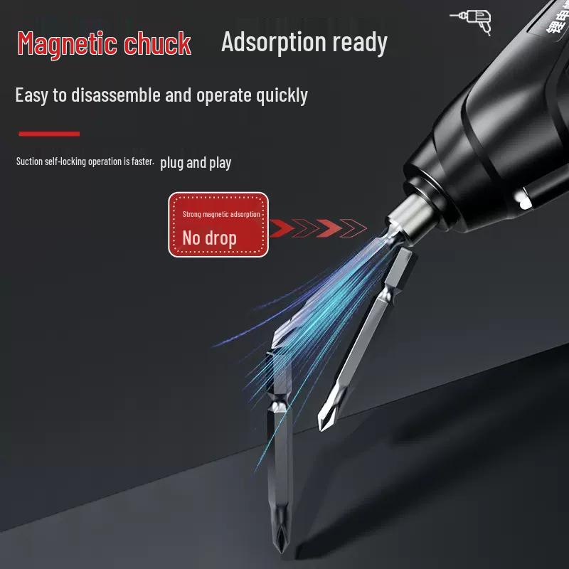 Rechargeable Multi-Functional Mini Electric Screwdriver Drill with Lithium Battery