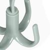 10Pcs Rotating Hook 4 Prong ABS Hat Display Hanger Scart Necktie Storage Hook for Closet Home