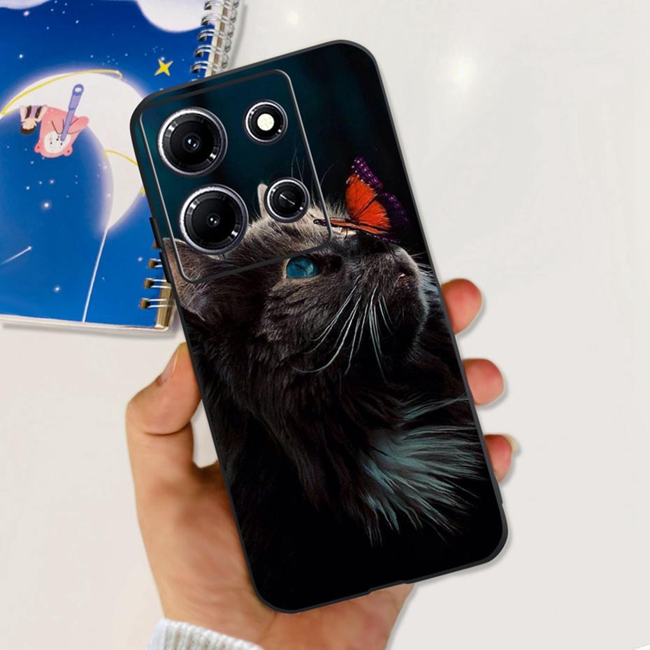 Fashion Butterfly Phone Case For Infinix Note 30i Note30 Pro 2023 Soft Silicone TPU Back Cover For Infinix Note 30 Pro Note30i