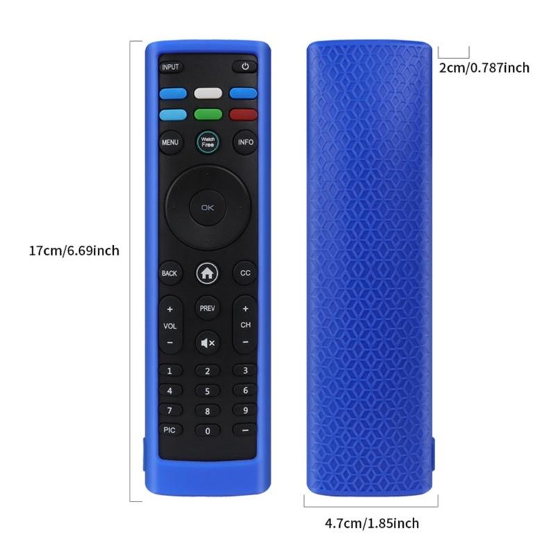 AntiDrop Remote Control Cover Ergonomic Grip Textured Surfaces Universal Fit for for XRT140R/136R TV Remotes Guard