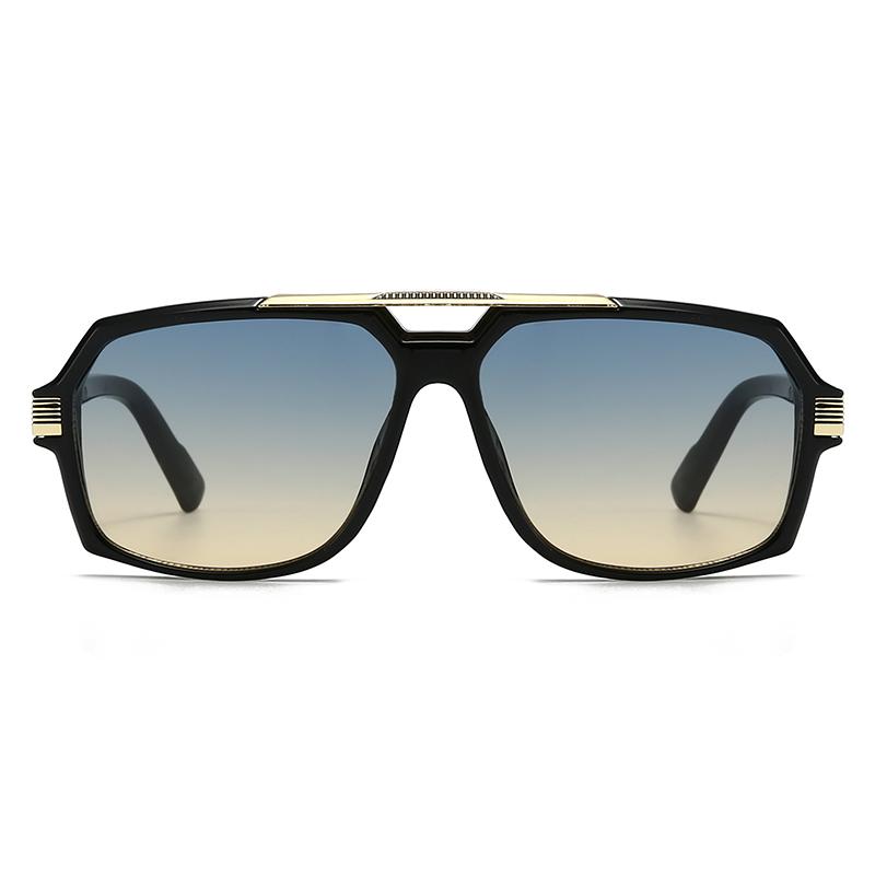 Export New Modern Retro Large Frame Men'S Sunglasses Ins Style Street Shooting Big Brand Ink Lh268