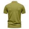 Men's Color Block Short Sleeve Shirt - Breathable Casual Top for Outdoor Wear (US Size)