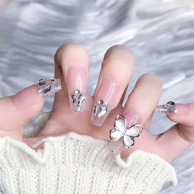 Handmade Nail Wear Fashion Casual Simple Exquisite Classic Nail Patch Style