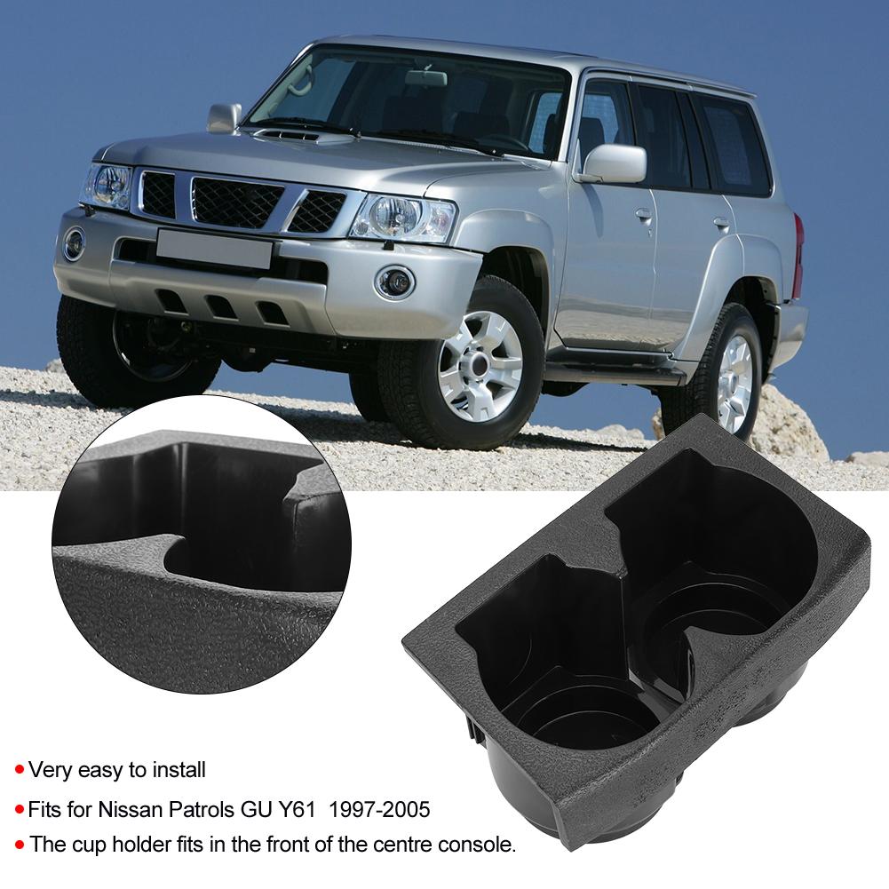 Dual Hole Cup Holder Centre Console Beverages Drinks Stand Fits for   Patrols GU Y61  1997-2005