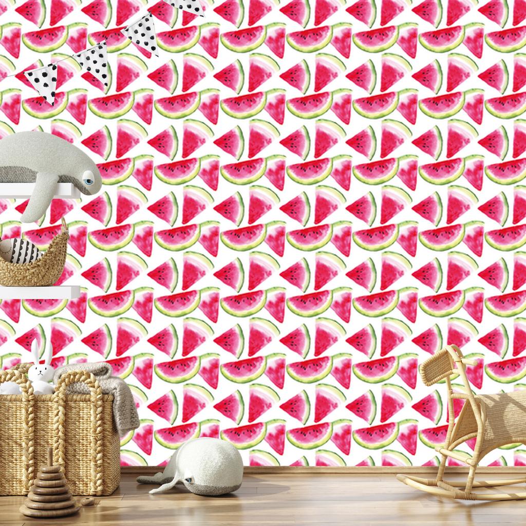 Fruit and watermelon wallpaper for living room and bedroom 50x1000