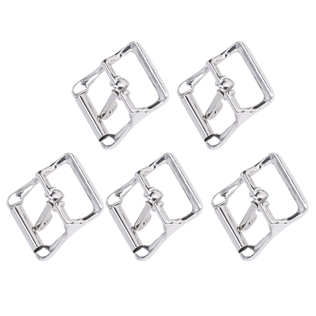 5-teilige Gürtelschnalle, einfacher, stilvoller, einfach zu installierender Ersatz aus Metallschnalle für die Herstellung von Taschen und Geldbörsen