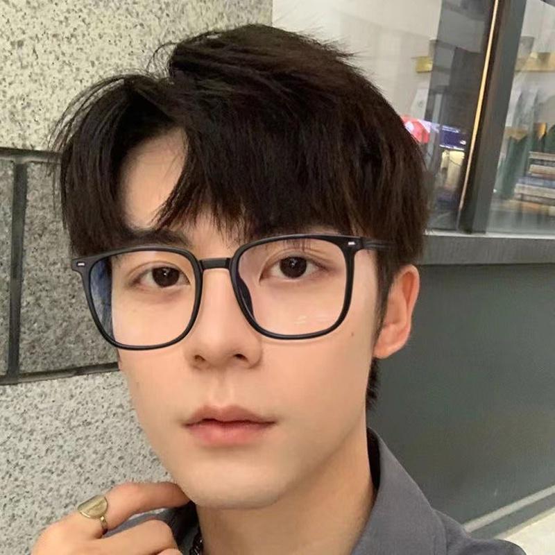 Photochromic Eye Glasses Replaceable Lens Simple Square Anti Blue Ray Eyeglasses Specs Transitional Computer Eye protection Outdoor Shade Sunglasses