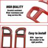 2-Pack Side Air Vent Trim for 18-21 Dodge Ram Center Console