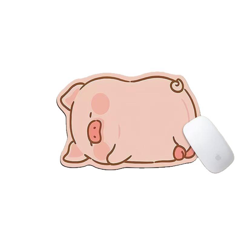 LuLu Pig Alien Laptop Mouse Pad - Small, Non-slip, Wear-resistant, Easy-to-clean Desk Mat.