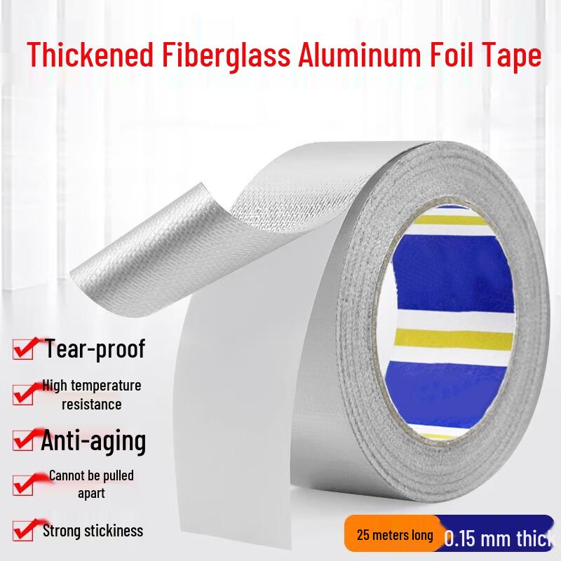 Hochtemperatur-Wasserdichtes Glasfaser-Aluminiumfolienband