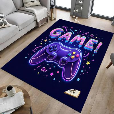 1PC Game Controller Extra Large Non Slip Floor Carpet, Office, Family, Bedroom, Studio Large Area Rug Indoor Rugs