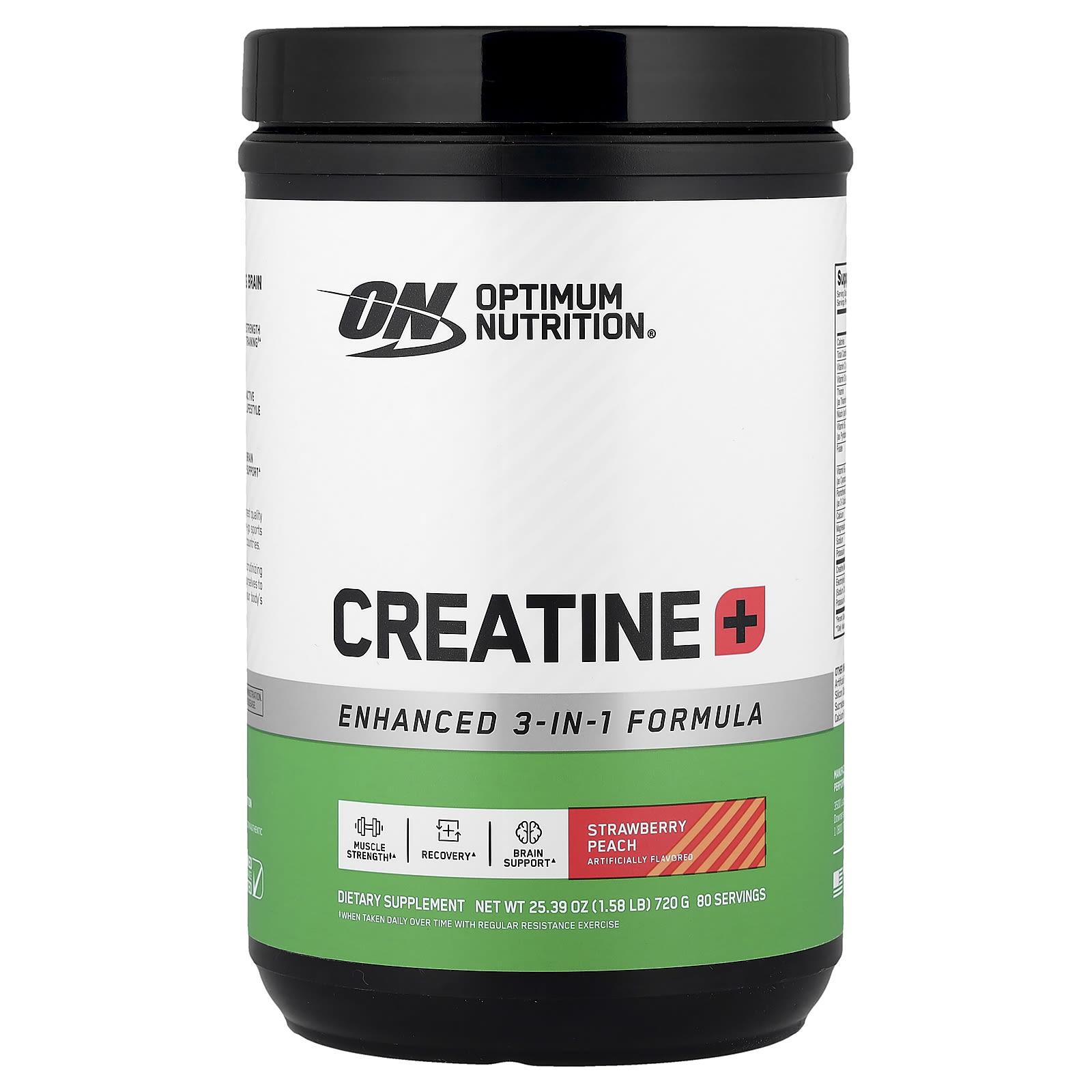 

Creatine+, Полуниця Персик, 720Г(1.58 фунта)