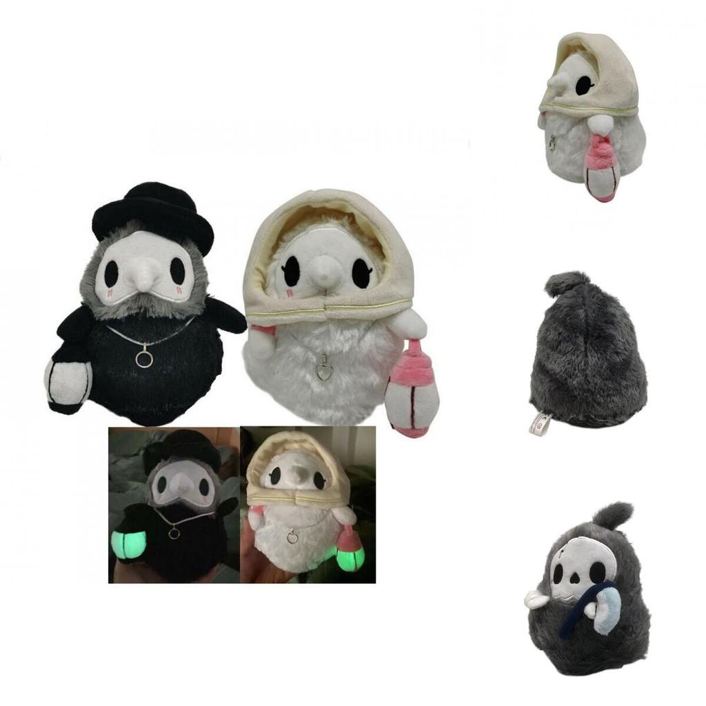 Luminous Plague Doctor And Nurse Couple Plush Toy Cute And Unique Gift
