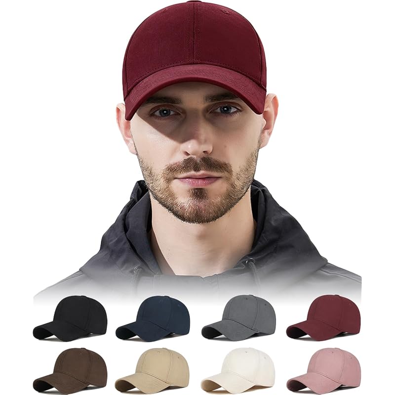 

[DINIVOO] cap men s Hat [ideal for sunshade and UV protection] UV protection mens cap Plain color simple Fashionable baseball cap golf cap outdoor
