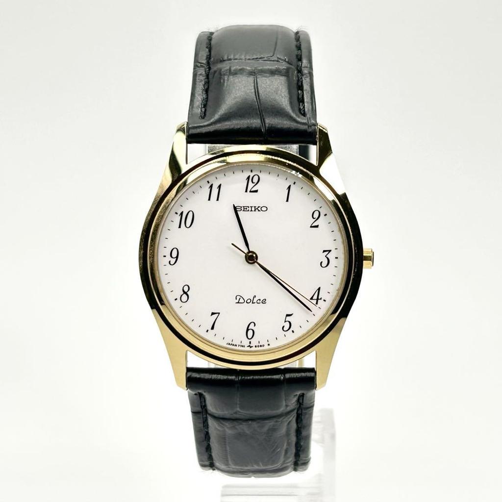 [USED] SEIKO DOLCE 7741-602A Quartz Wristwatch