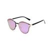 Trendy Purple Cat Eye Sunglasses for Women Metal Frame Sun Glasses