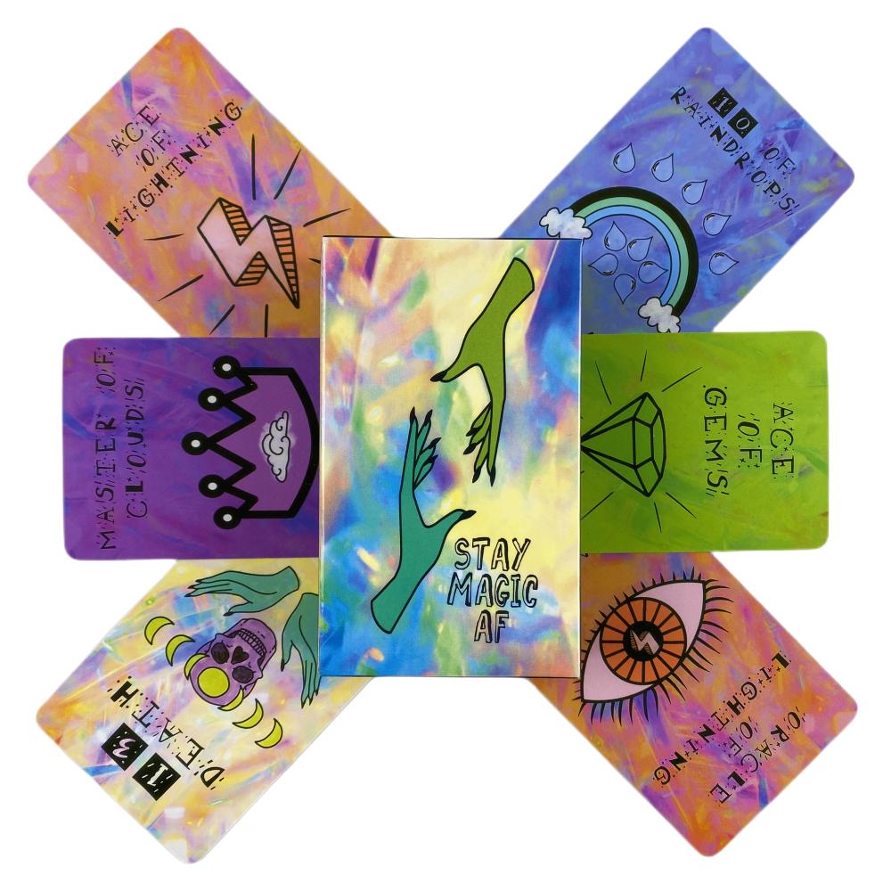 NEW Prism Tarot Deck Tarot Cards Full Edition Card Game Tarot Deck with Guidebook Board Game