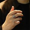 Traditional Art Themed Openable Rings Flexible Band For Women Men Enduring Jewelry Suitable Daily Wear