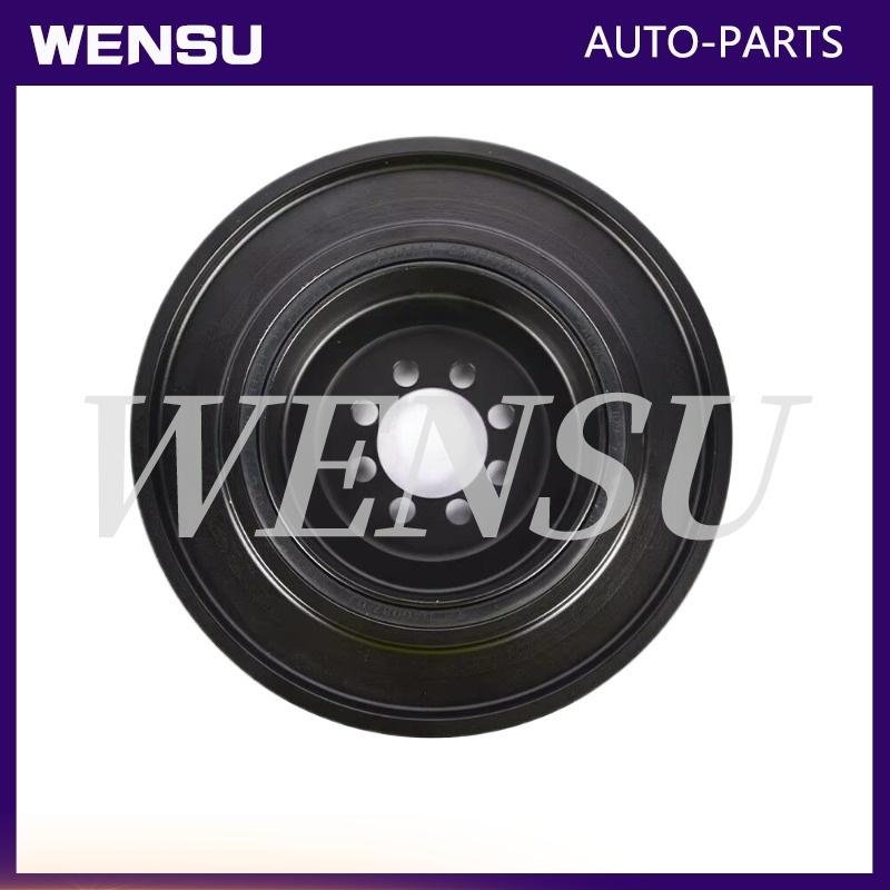11237573655 New Crankshaft Pulley Vibration Damper Crankcase Pulley Car part Engine Tensioner Pulley for BMW 5 6 7Series F01 F30