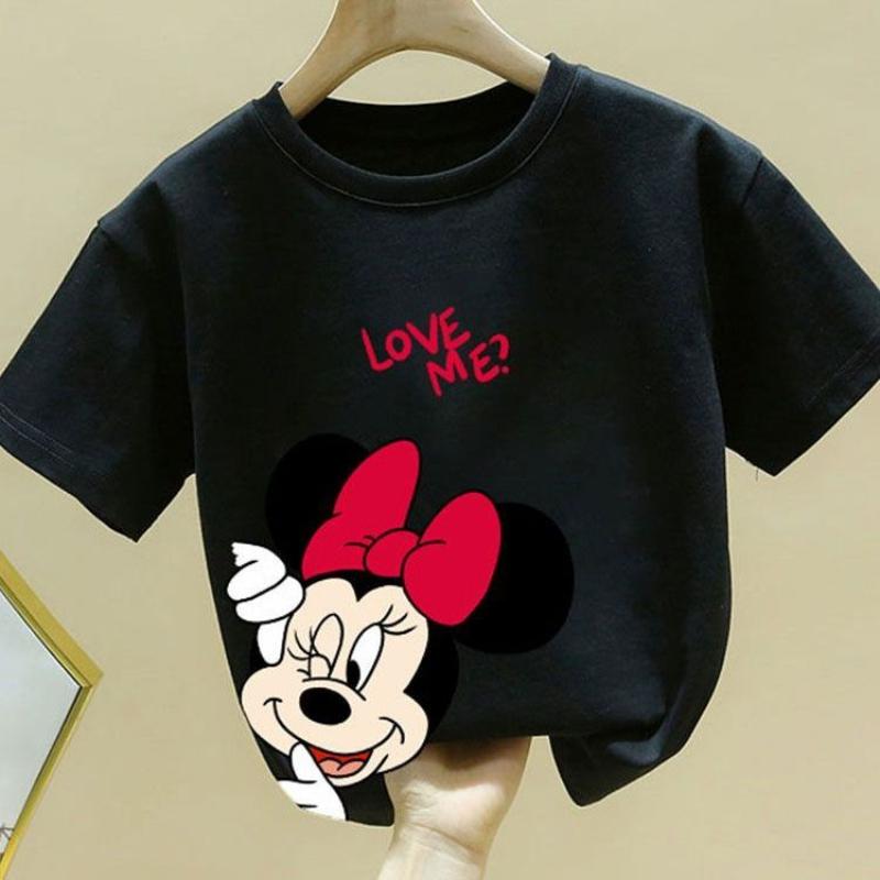 

Minnie Print T-Shirt Boys and Girls Clothing Short-Sleeve Top - Children s Cartoon Clothing 100