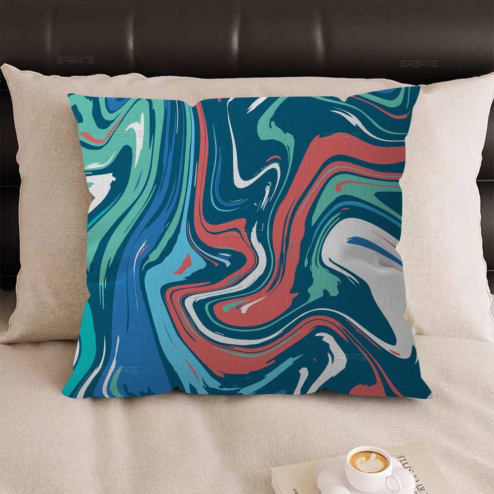 Strata Liquid Pillow Cushion Cover Pillowcase Living Room Sofa Home Decor Customized