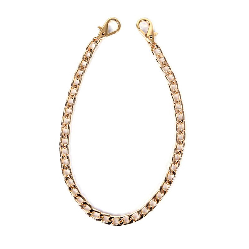 

Металлическая цепочка - ремешок для сумочек, часов золотой