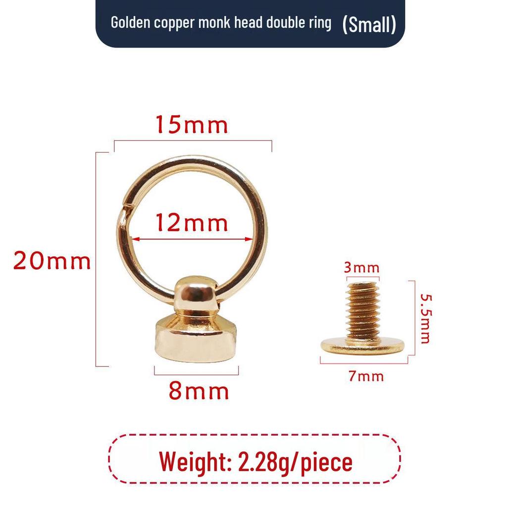Makeup & Accessories Kit: Lipstick Bag, Nipple Stud, D-Ring/D-Buckle Tools, Monk Head Bag, DIY Screws