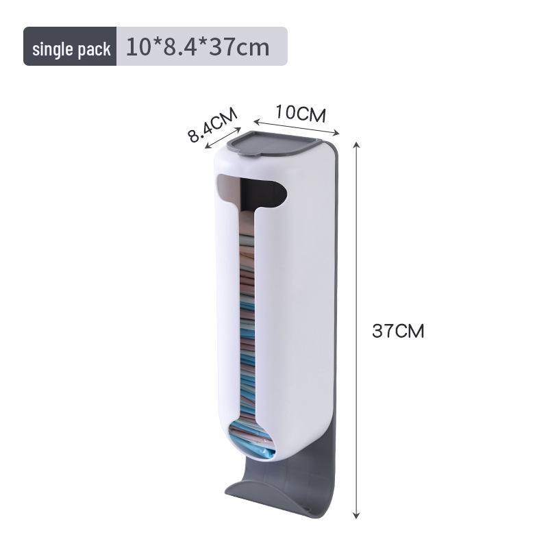 

Douyin Настенная кухонная полка для хранения без сверления для пластиковых пакетов и нижнего белья