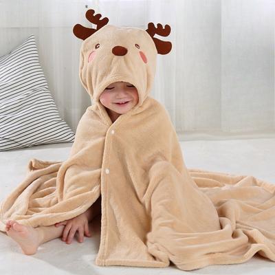 Kinder Badeponcho Schnelltrocknend Korallenfleece Bademantel Mit Kapuze Cartoon Umhang Baby Kleinkind Mit Kapuze Badeumhang