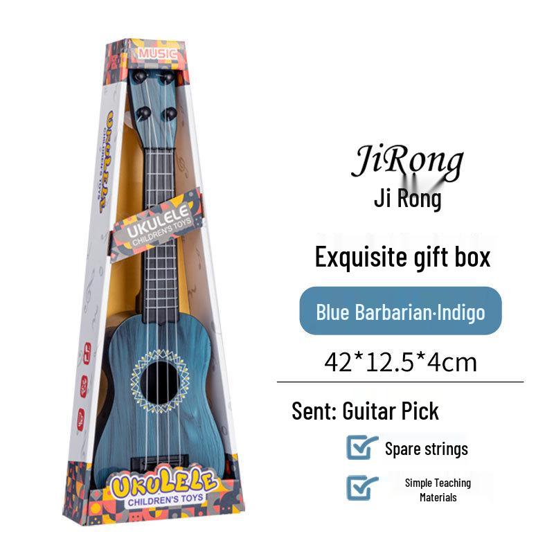 Beginner Ukulele for Students - Stylish, Cute Small Guitar with Monster Design, Ideal for Self-Study