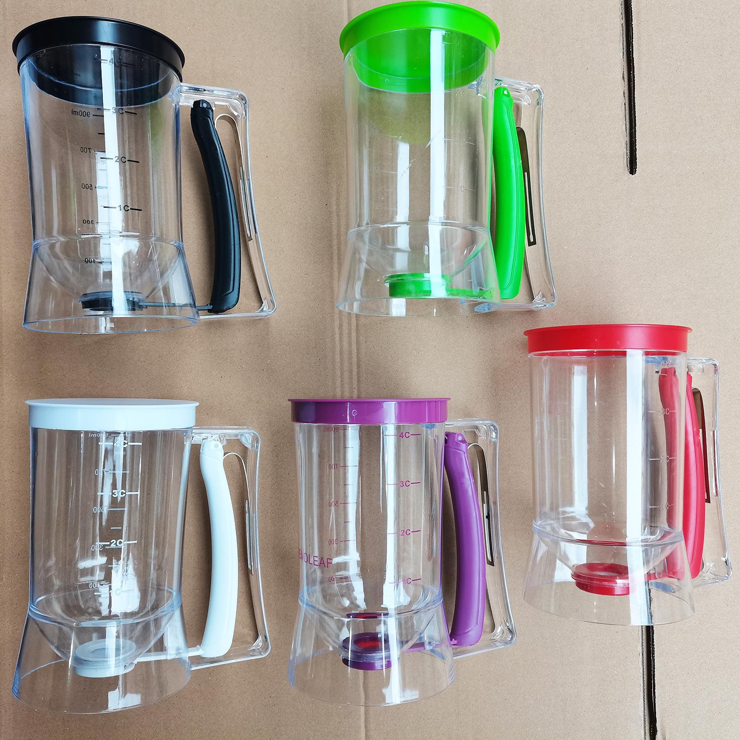 Multifunctional Batter and Butter Dispenser with Measuring Cup and Separator Funnel