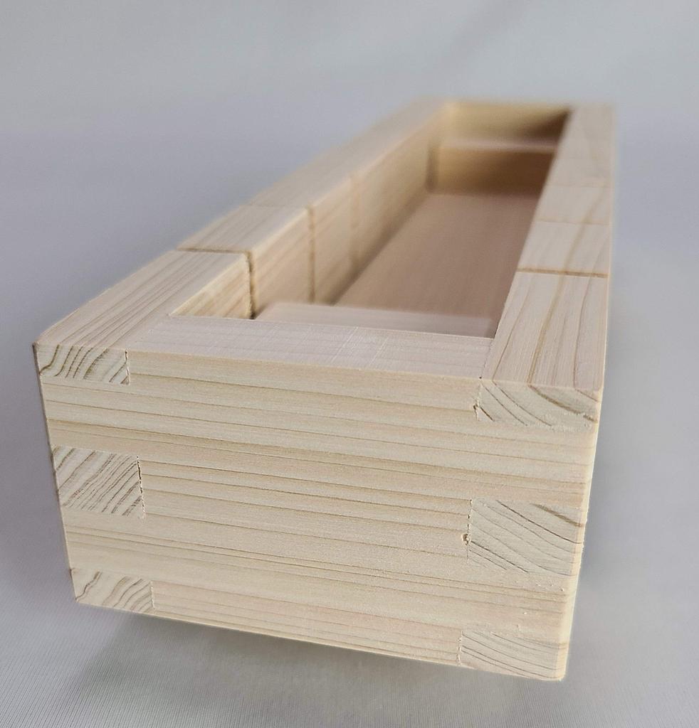 Umezawa Pressed Sushi Hinoki Natural for Cooking Made in Japan Mold, Seven-Section, Wooden, Cypress, Material, Restaurants, Kitchens, Utensils,