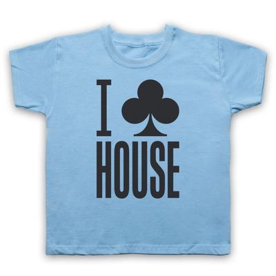 I Club House Dance Music Slogan Cool Clubbing Dj Kids Childs T-Shirt