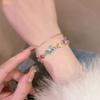 Glazed Symphony~ Butterfly Bracelet Women's New Summer Light Luxury Niche Exquisite Color Bracelet Jewelry Tide