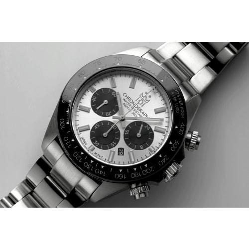 [HYAKUICHI 101] No.11 Hyakuichi Diver's Chronograph Ceramic Bezel Silver Panda SSV