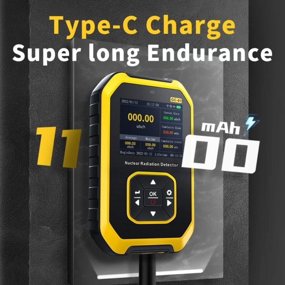 LCD Display X-ray Radioactivity Tester High Sensitivity Portable Geiger Counter Daily Life