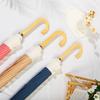 16-Rippen japanischer Langstockschirm, Retro-Stil, kleiner frischer Schirm, Großhändler für Damen und Herren, Lagerware Schirm Cust